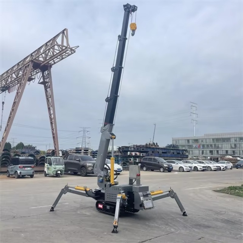 Compact Mini Spider Crane Hydr - Heavy Equipment Lift review and price