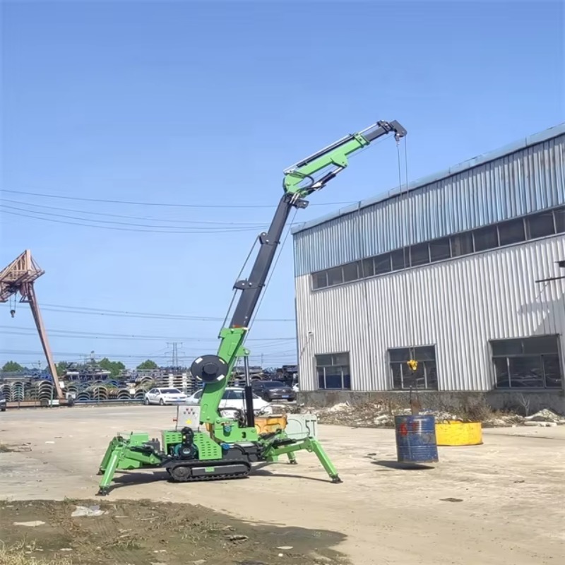 Compact Mini Spider Crane Hydr - Heavy Equipment Lift review and price