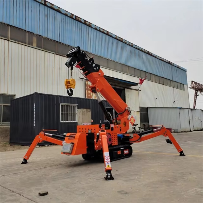 Compact Mini Spider Crane Hydr - Heavy Equipment Lift review and price