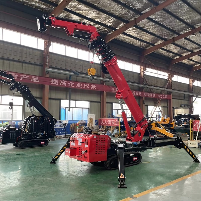 Compact Mini Spider Crane Hydr - Heavy Equipment Lift review and price
