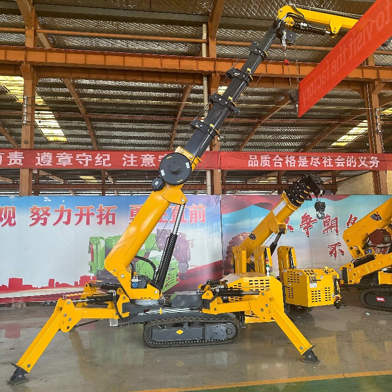 Compact Mini Spider Crane Hydr - Heavy Equipment Lift review and price
