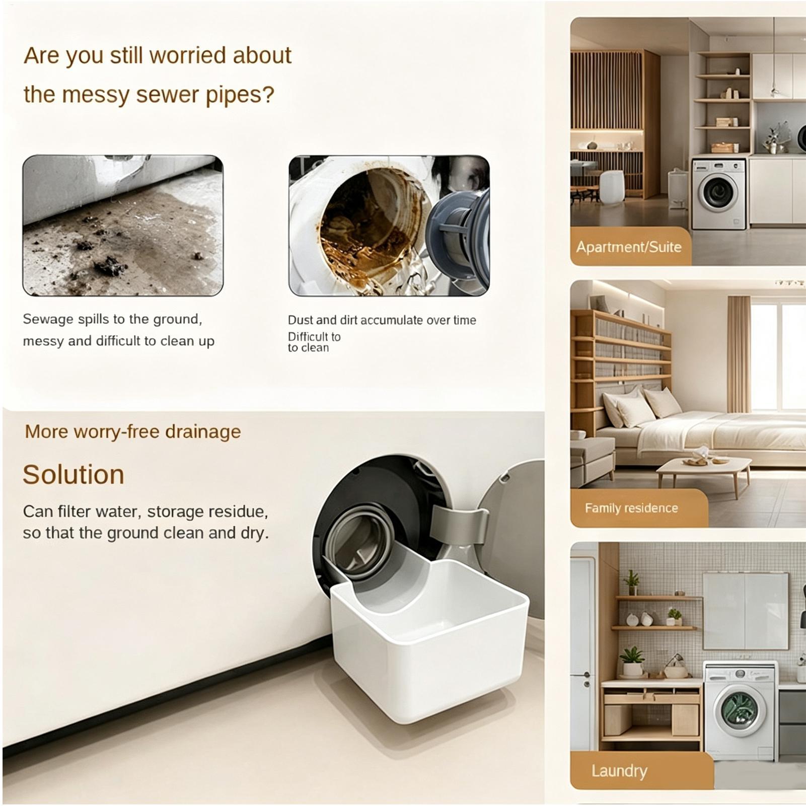 Washing Machine Drain Tray, Le - Heavy Equipment Washing review and price