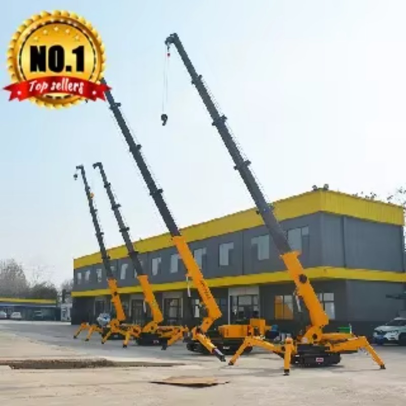 8T Hydraulic Spider Crane Heav - Heavy Equipment Lift review and price